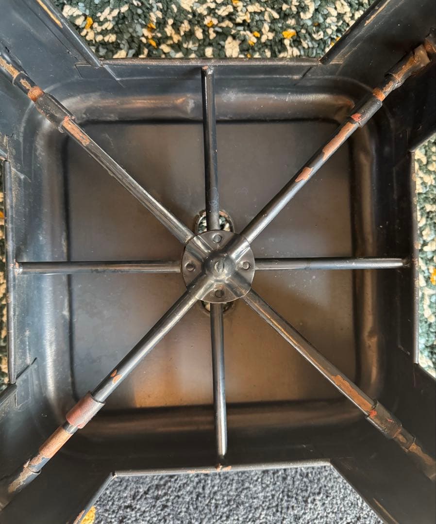 ヴィンテージ　Hスツール　Tolix トリックス　フランス　軍　オリジナル