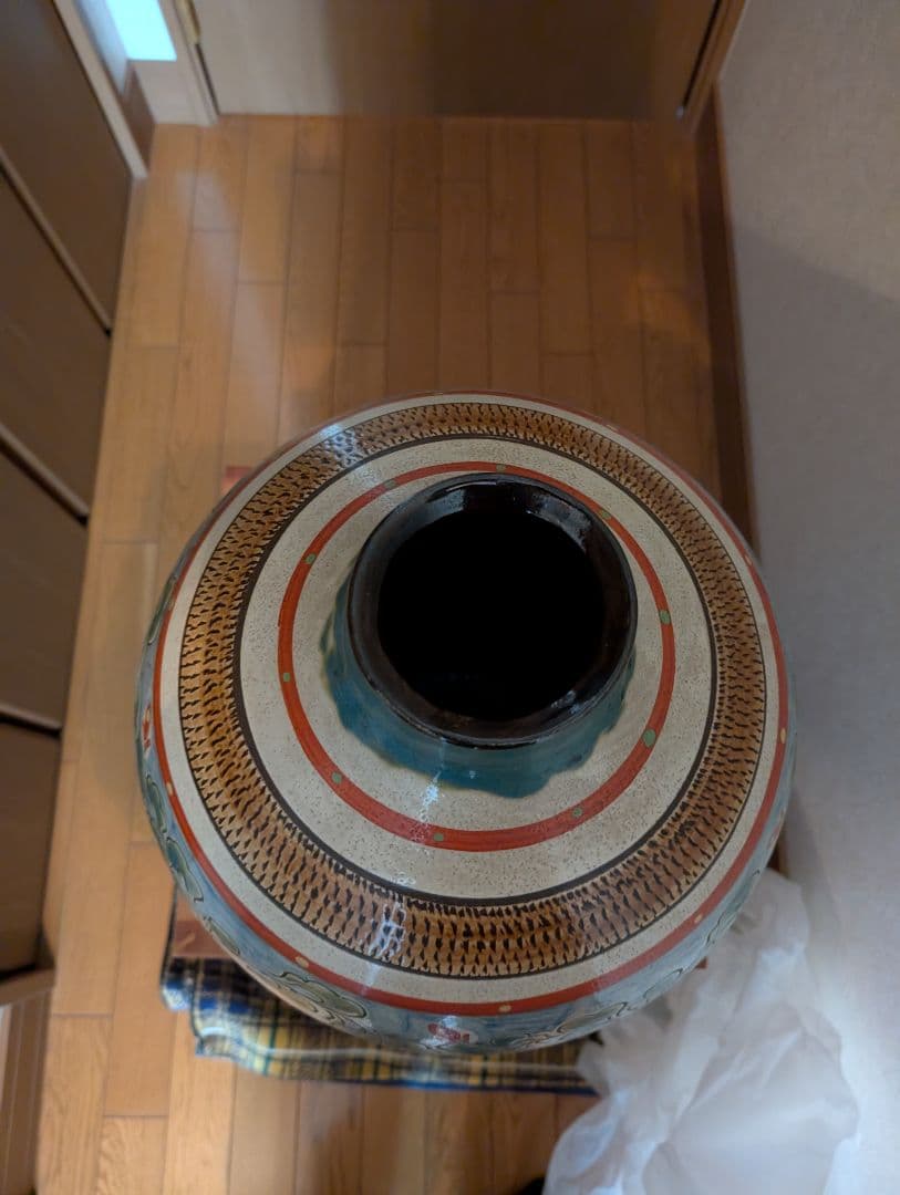 昭和沖縄壷屋焼き 小橋川太郎 木製木箱あり。 - メルカリ