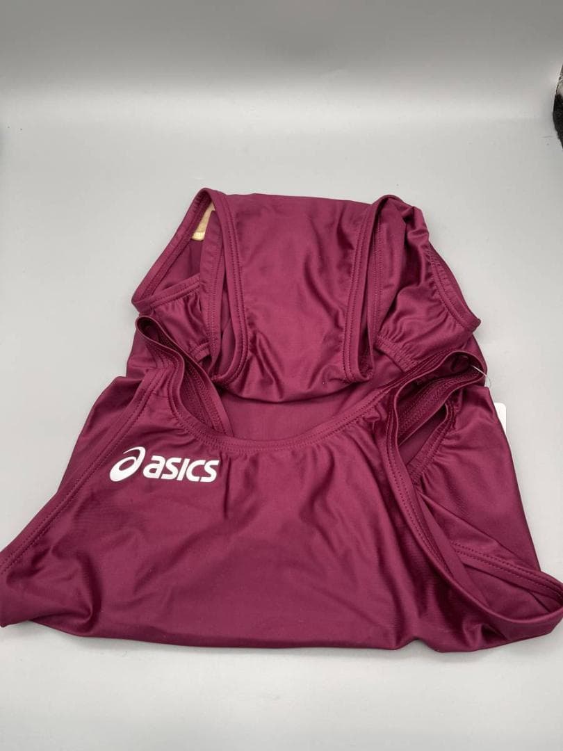 未使用品箱あり　アシックス競泳水着　 ハイドロSP　L　レッド　Hydro SP