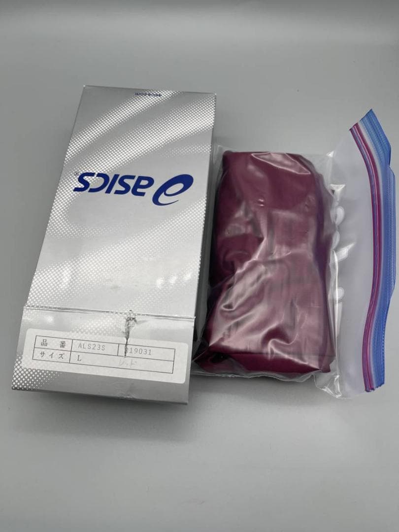 未使用品箱あり　アシックス競泳水着　 ハイドロSP　L　レッド　Hydro SP