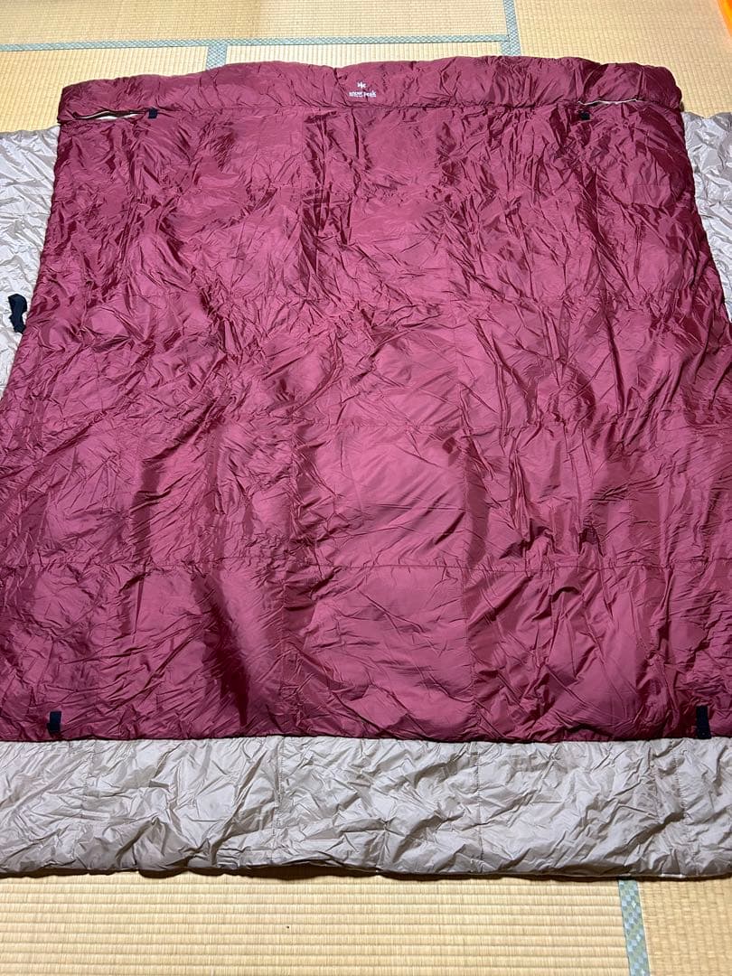 【美品】スノーピーク ダブル掛布団 BD-051