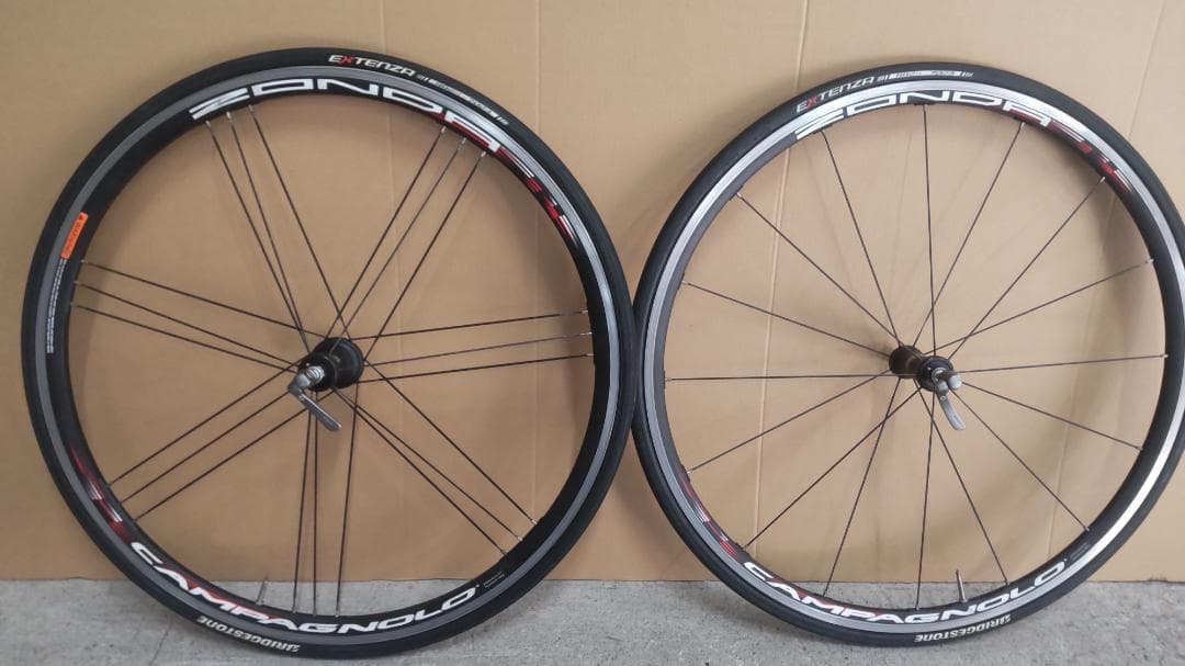 Campagnolo Zonda 15c ホイールセット 前後 タイヤ付