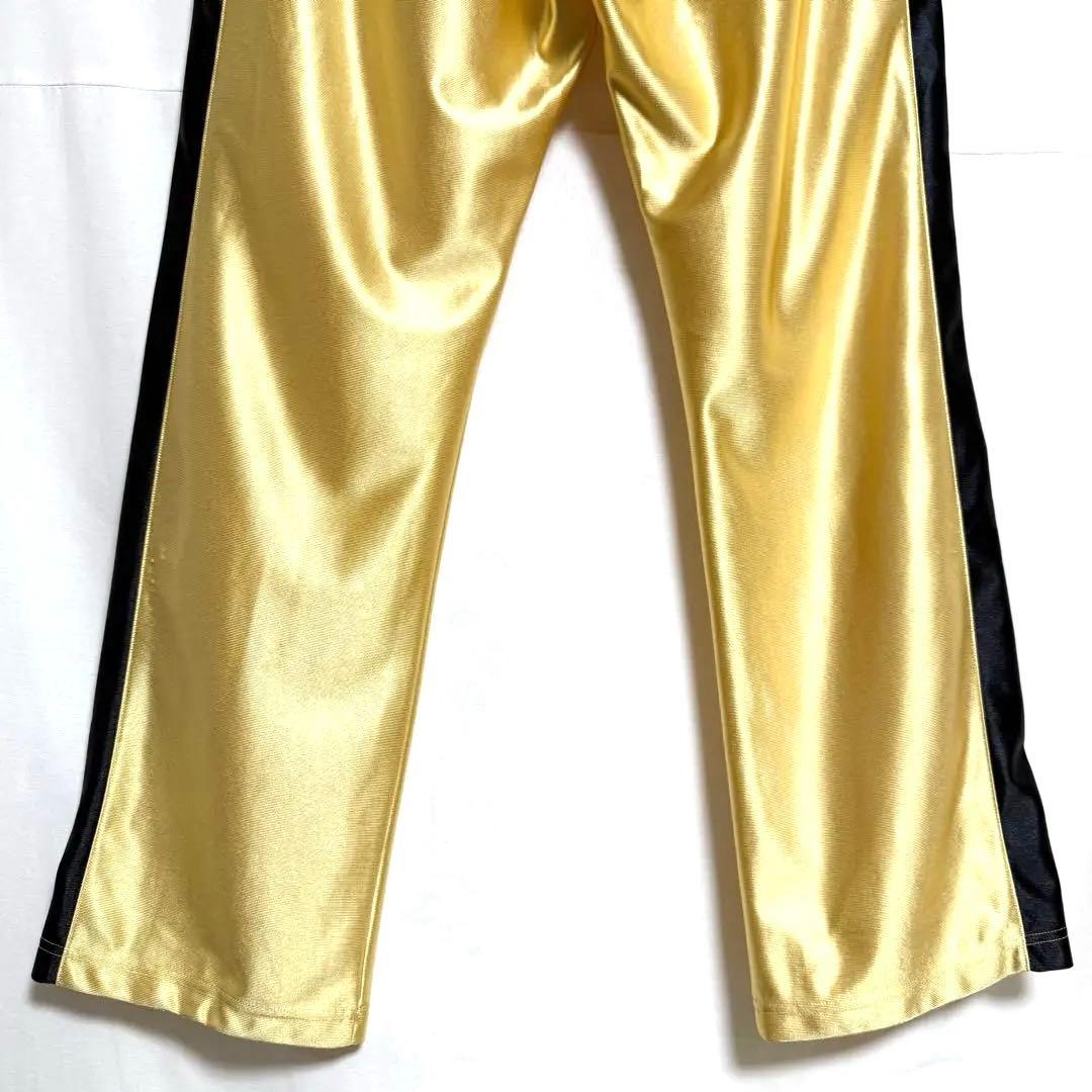 ⚫︎Mサイズ！Needles ゴールドカラー　サイドライントラックパンツ