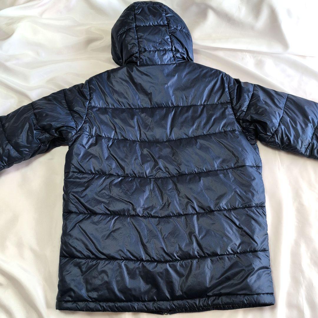 【クリーニング済】Columbia ダウンジャケット オムニヒート ネイビーXL