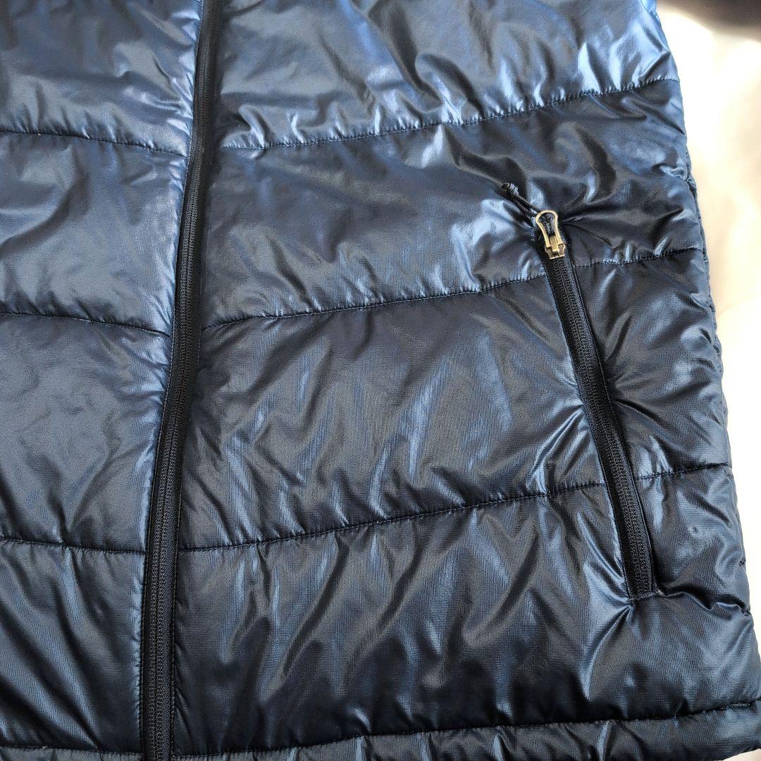 【クリーニング済】Columbia ダウンジャケット オムニヒート ネイビーXL