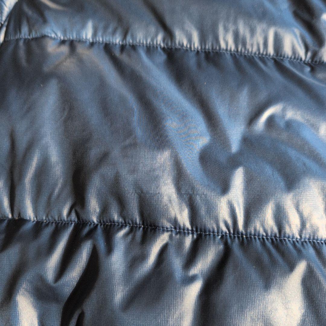 【クリーニング済】Columbia ダウンジャケット オムニヒート ネイビーXL