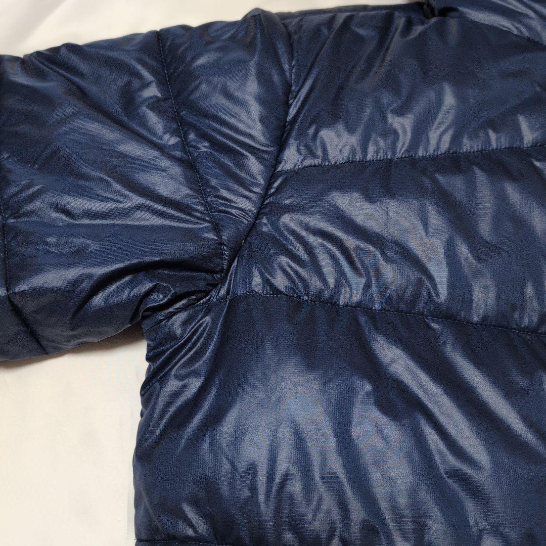 【クリーニング済】Columbia ダウンジャケット オムニヒート ネイビーXL