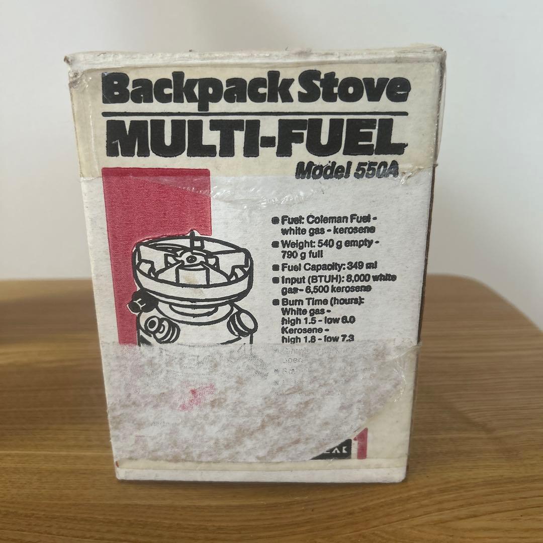 【未使用品】Coleman PEAK1 550Aマルチフェール ストーブ