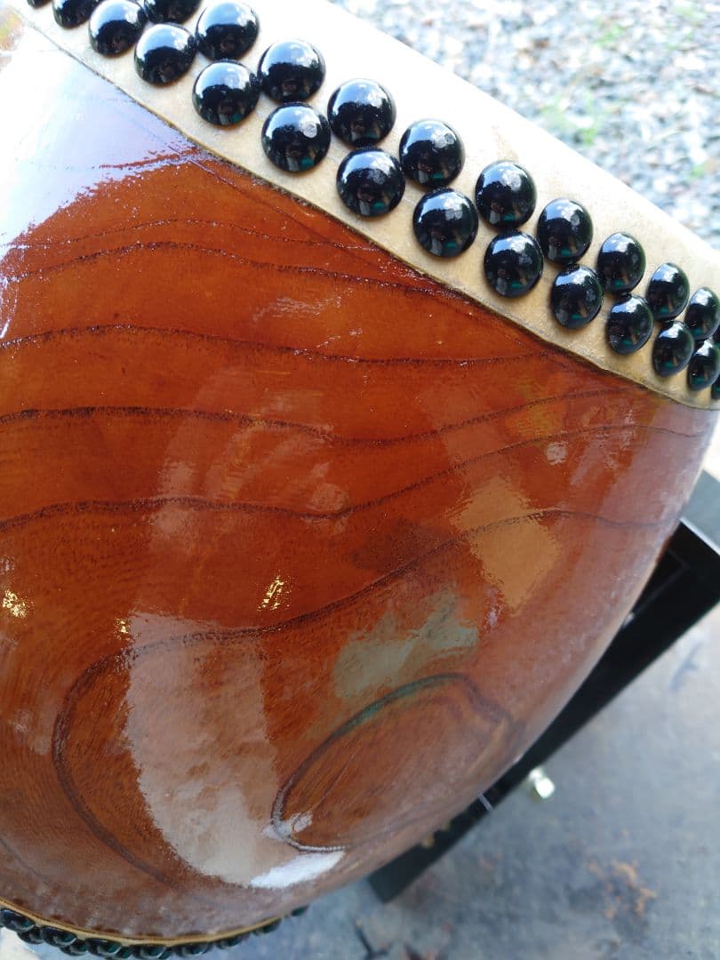 和太鼓.9寸ケヤキくり抜き胴