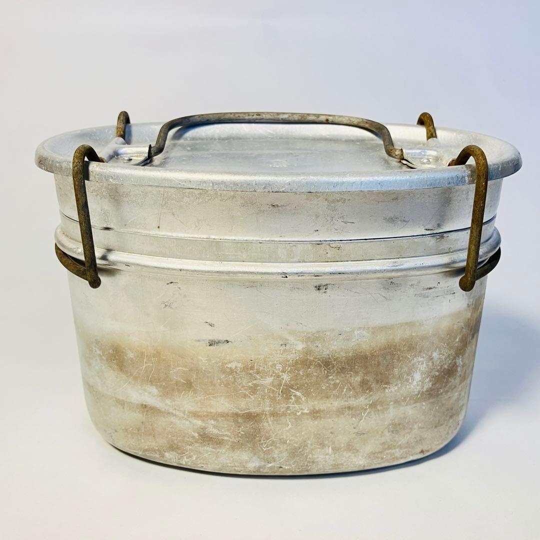 ■ヴィンテージ■フランス製■3ピース　クッカー　メスキット　メスティン■アルミ