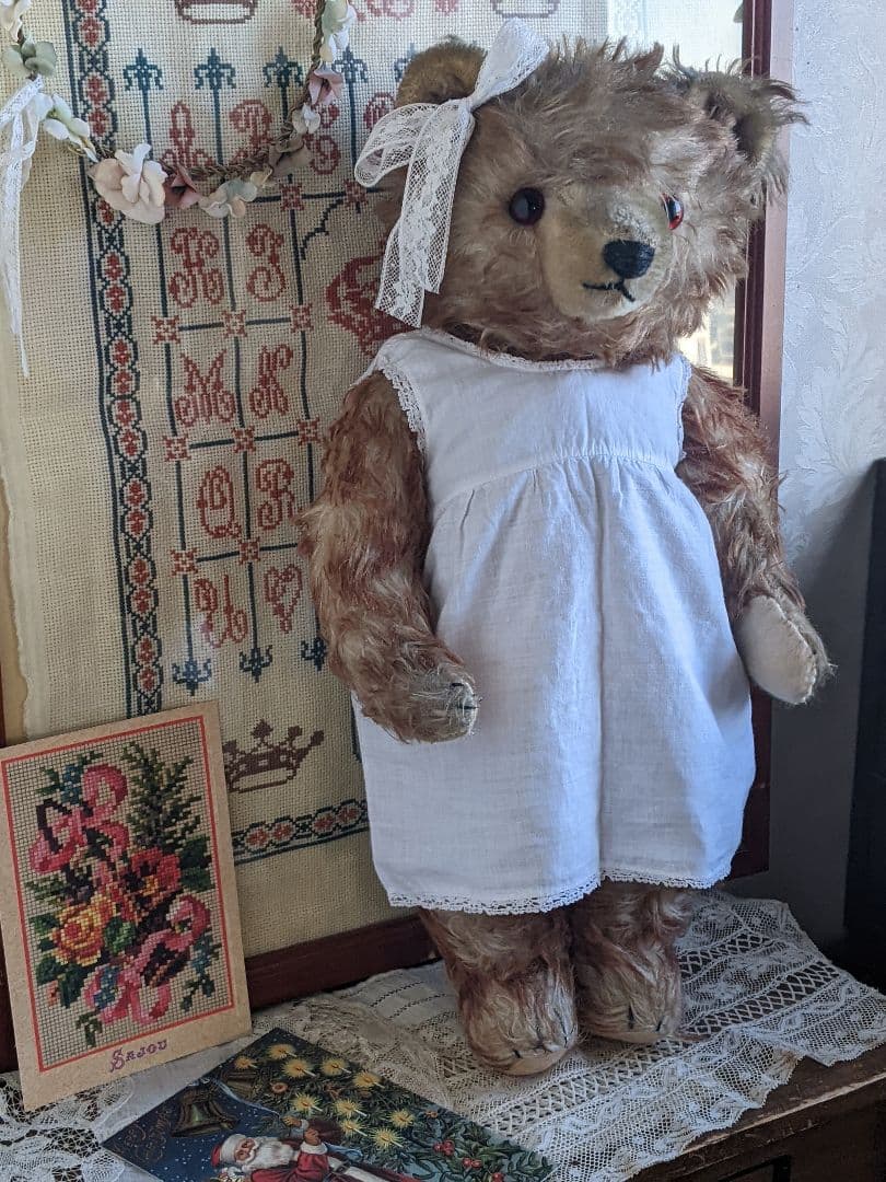 【m】アンティークベア　アンティークテディベア　ハーマン