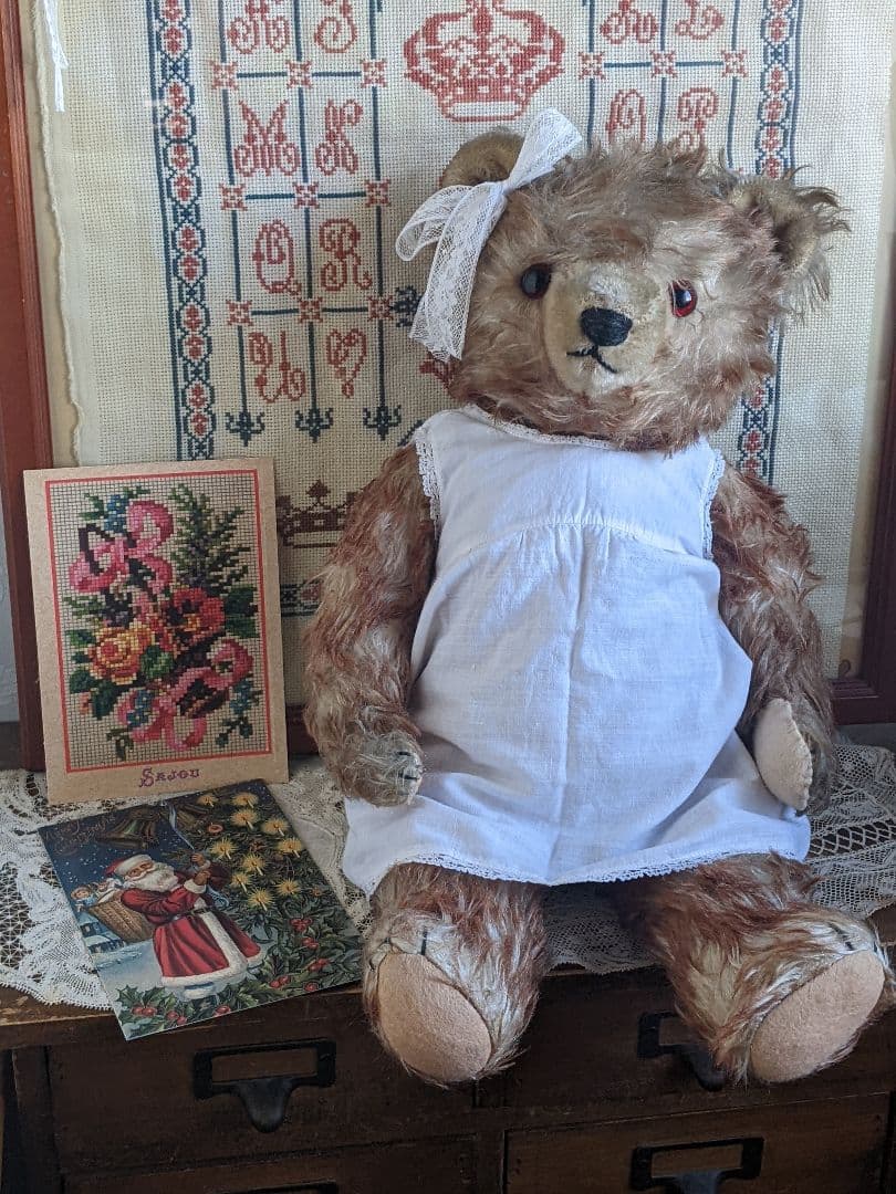 【m】アンティークベア　アンティークテディベア　ハーマン