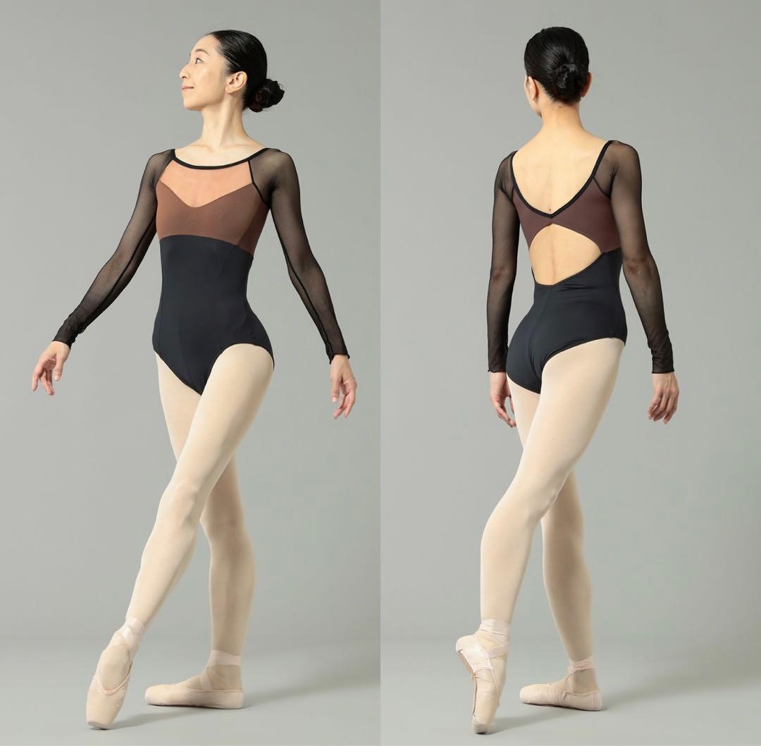 チャコット レオタード 長袖 Mサイズ 黒 ブラック - メルカリ