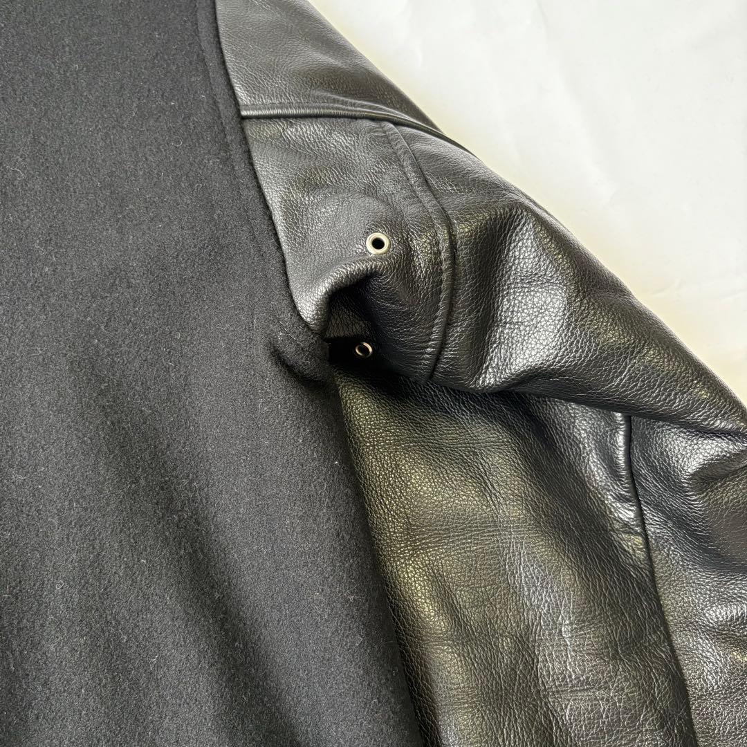 SCENE VAN TM ATHLETICS スタジャン オールブラック L ストア