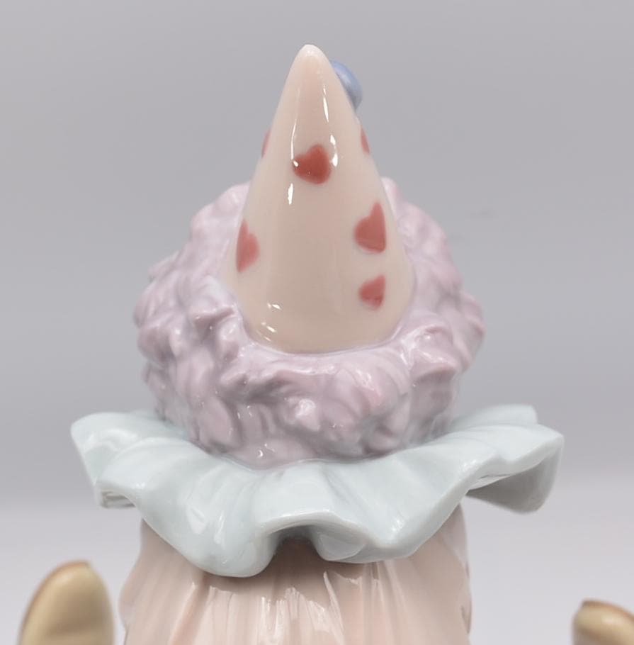 ボールを打つ／小さなピエロ リヤドロ 2体セット スペイン 光沢仕上げ