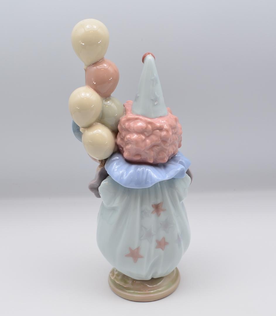 ボールを打つ／小さなピエロ リヤドロ 2体セット スペイン 光沢仕上げ