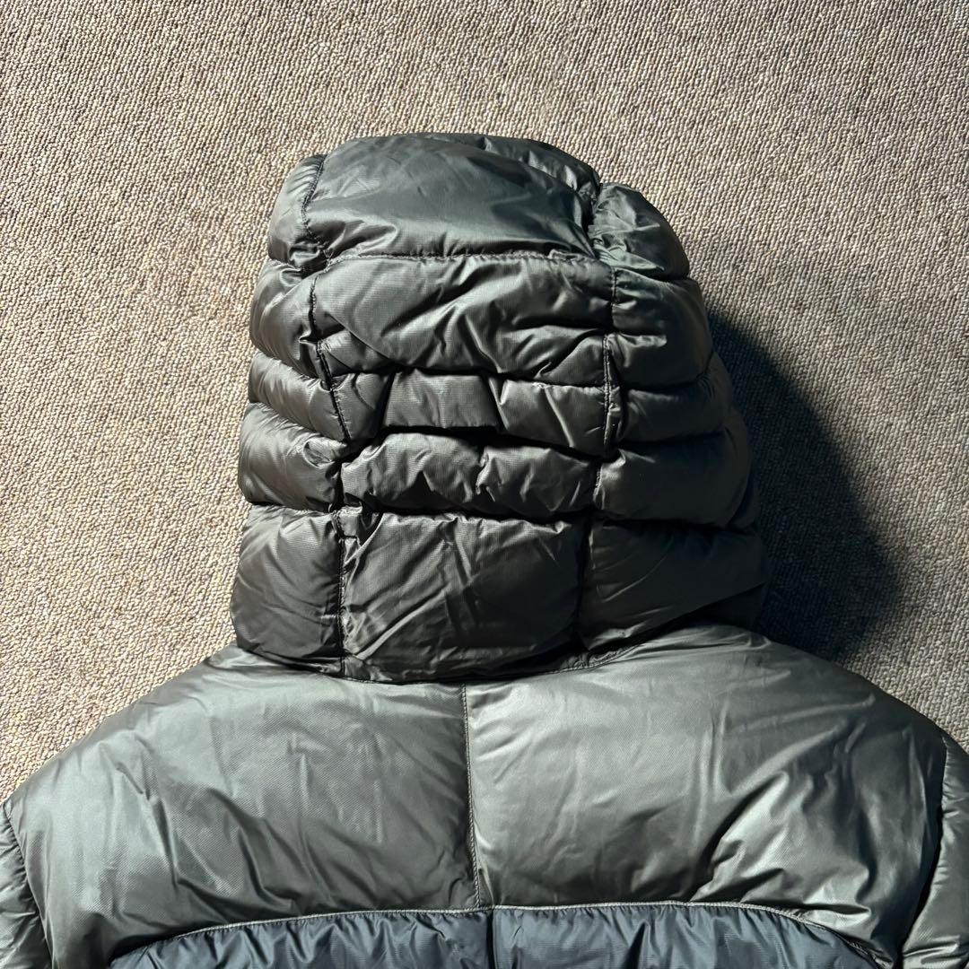 美品 Columbia ダウン パファージャケット 短丈 フード ドローコード