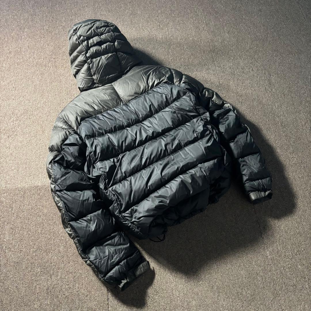 美品 Columbia ダウン パファージャケット 短丈 フード ドローコード