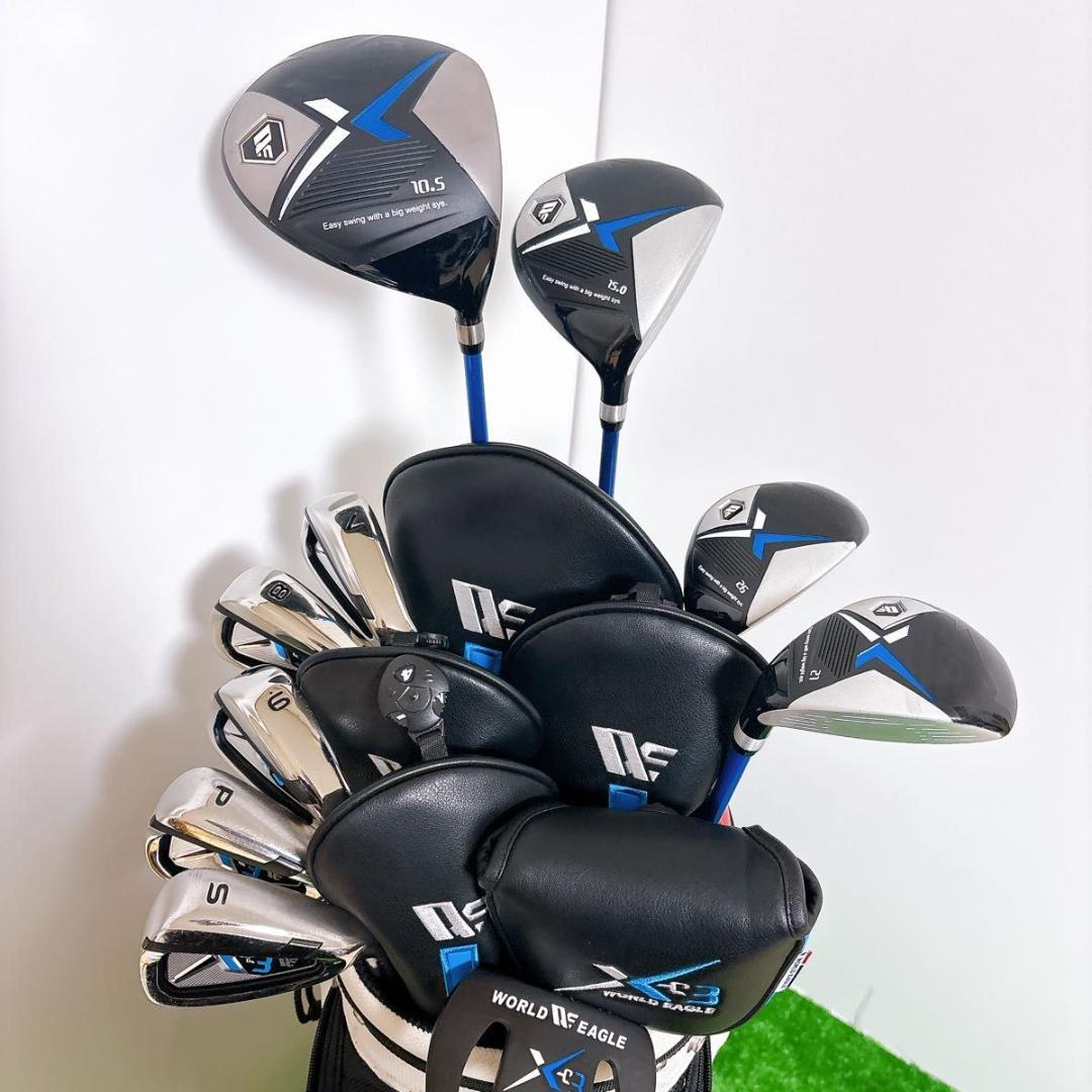 良品 ワールドイーグル 現行 メンズ　ゴルフ 10本　セット S 初心者
