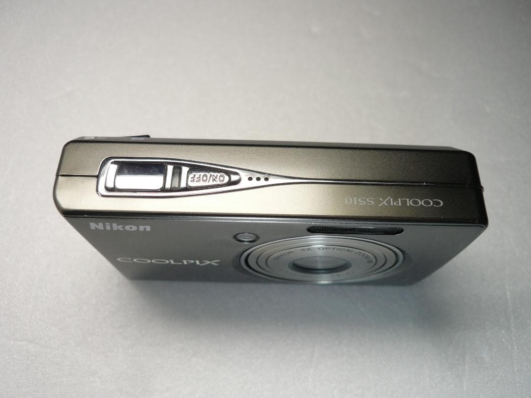 Nikon★COOLPIX S510⭐️極美品⭕️安心の実働品❤️ガンメタの輝き