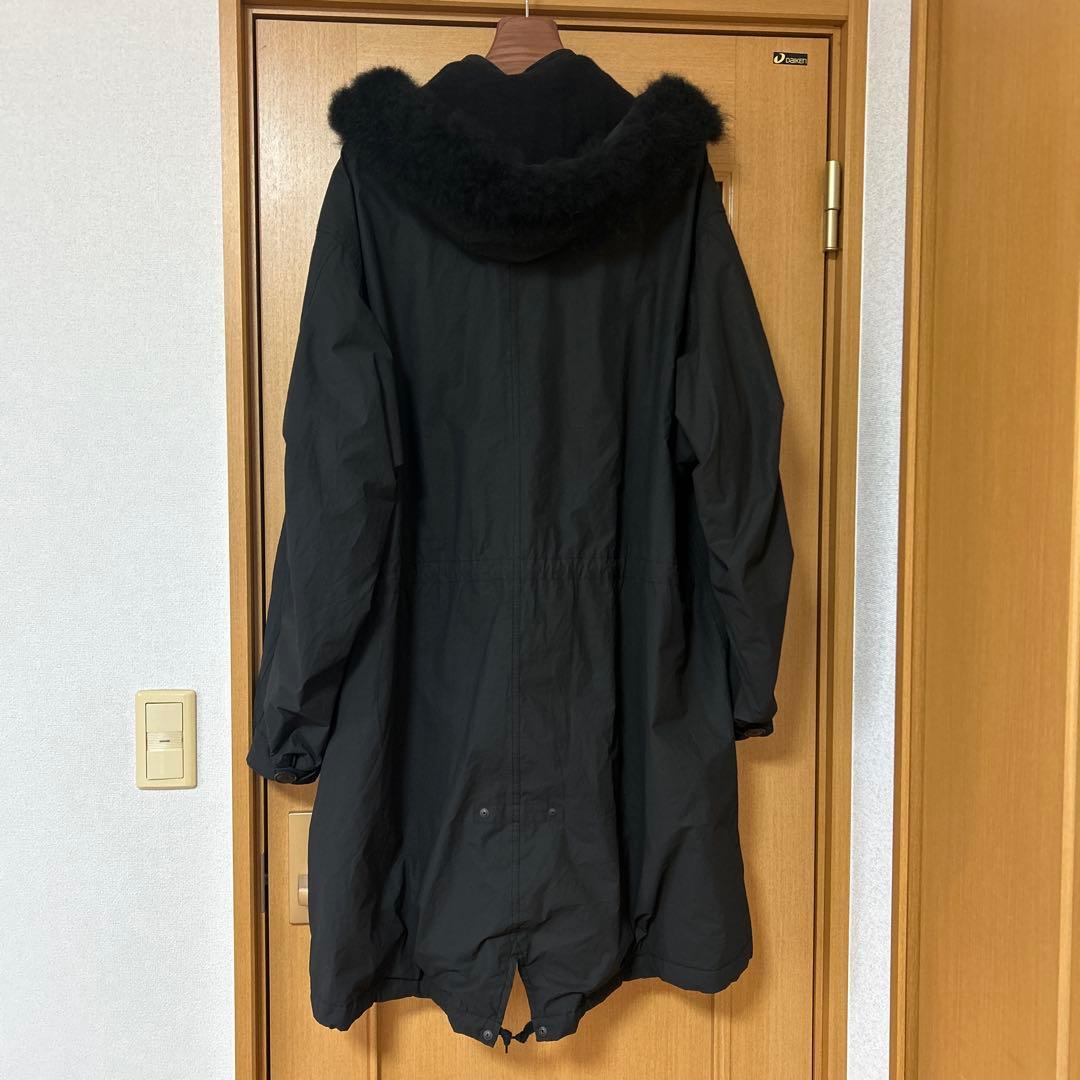 週末限定セールCOMOLI 25AW コットンナイロンミリタリーフーデッドコート