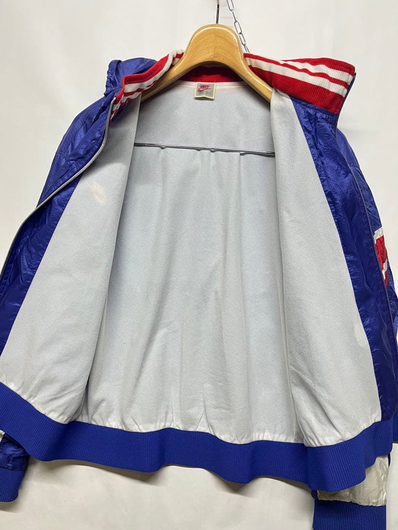 90'sビンテージ NIKE ナイキ 銀タグ ナイロンセットアップ 青 サイズM