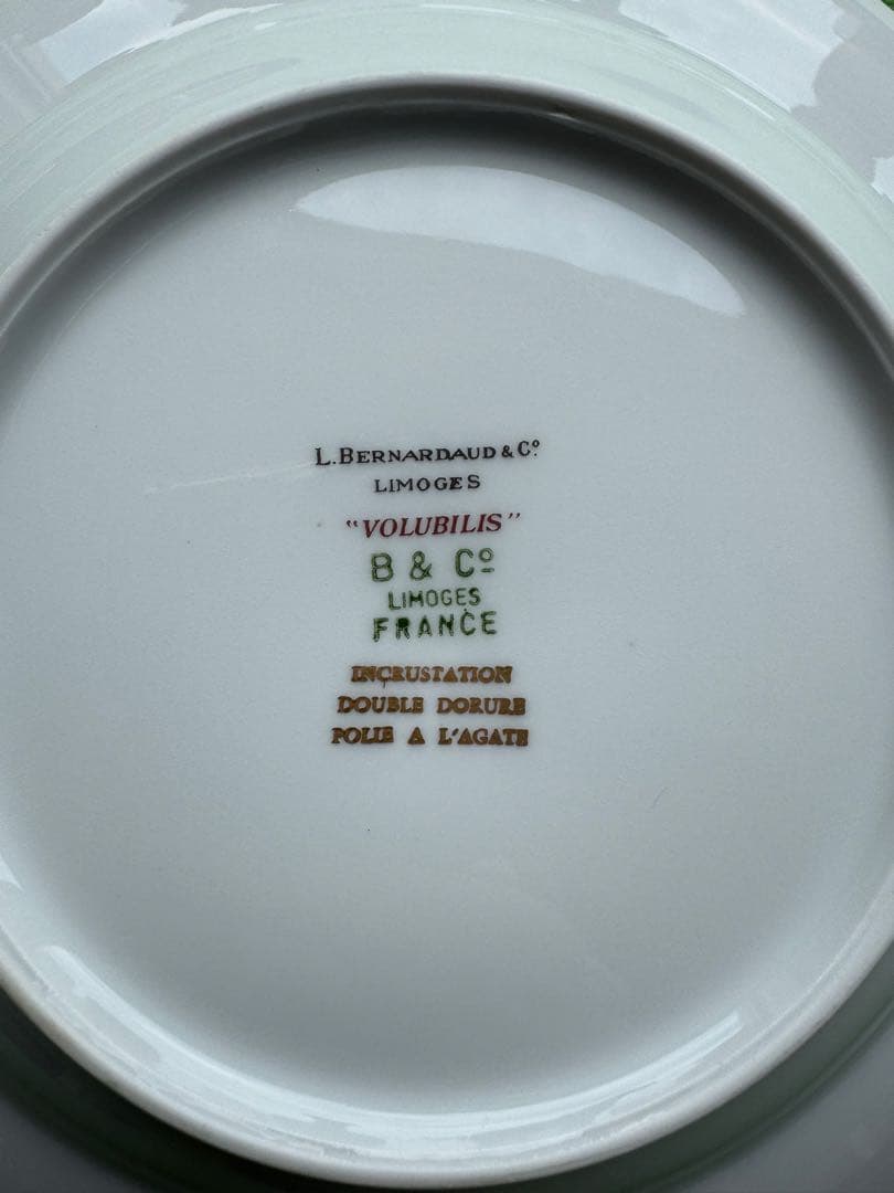 ベルナルド　ヴォルビリス　スープ皿　２枚セット　22cm