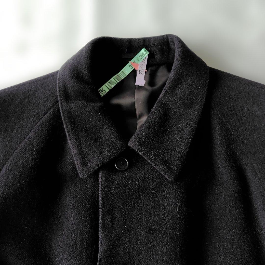 【k】　YUES SAINT LAURENT　ステンカラーコート濃紺　A5