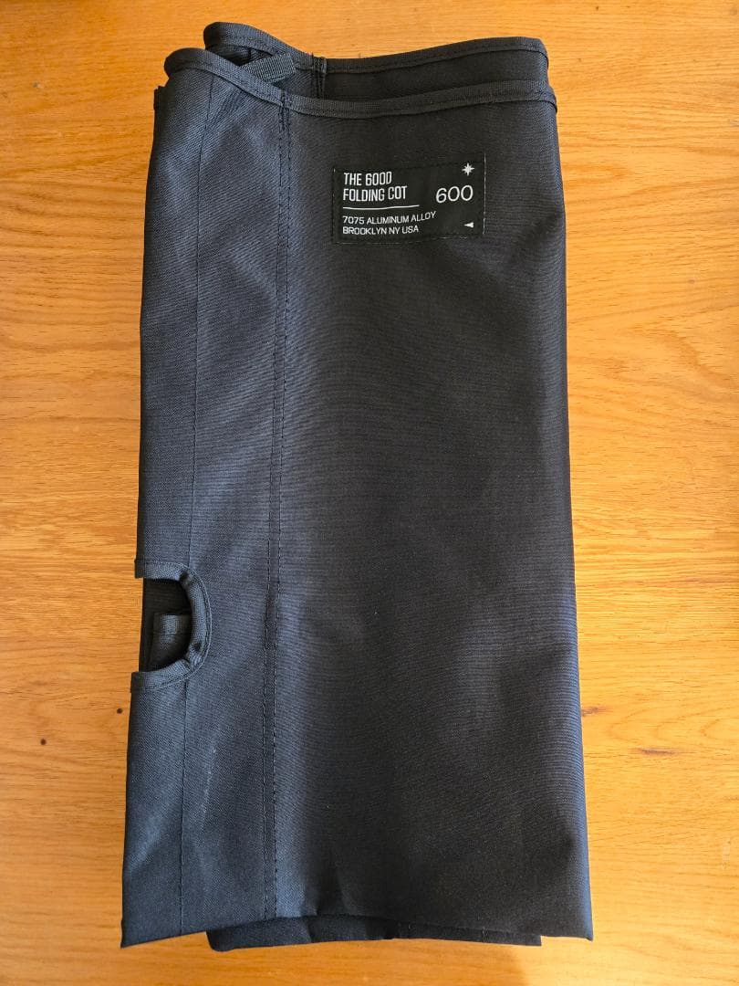 【新品】ブルックリンアウトドアカンパニー 600Dフォールディングコット 黒
