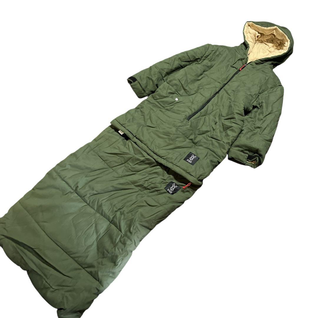 【希少】DOD ディーオーディ ジャケシュラ2 カーキ 寝袋 アウター M