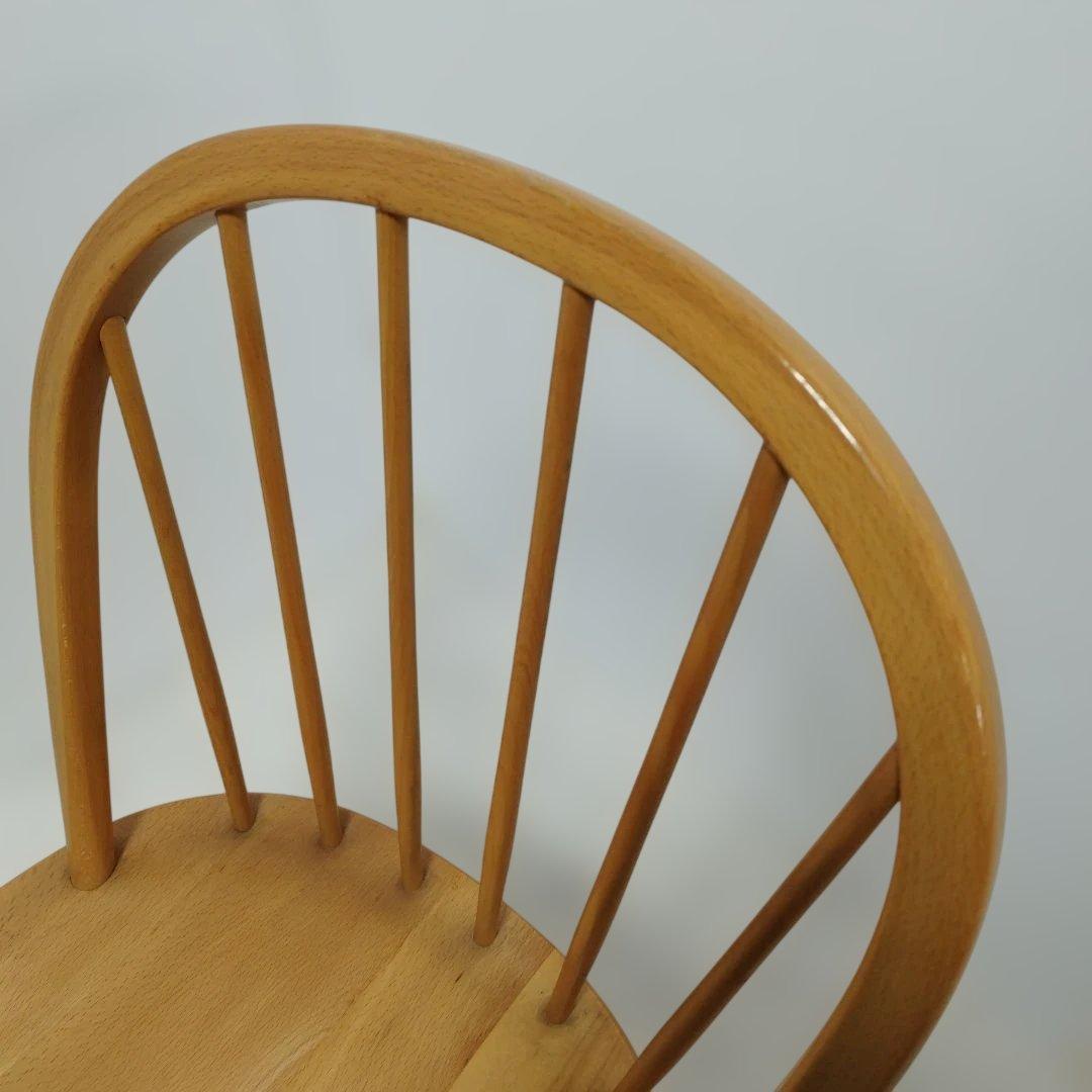 ②【引き取り歓迎】飛騨産業 キツツキ ウィンザーチェア 北欧 ダイニングチェア