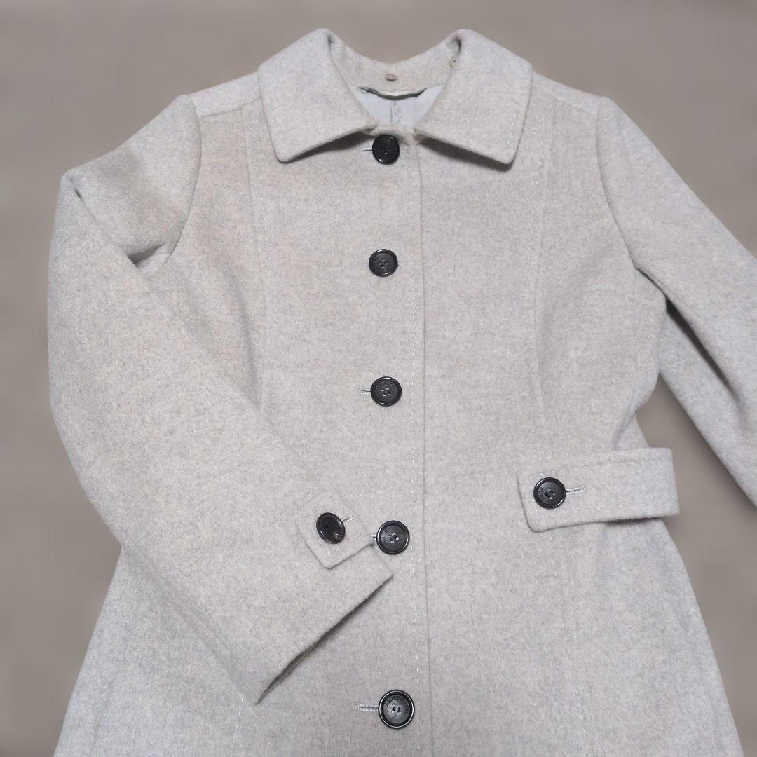 BURBERRY グレー ロングコート 38