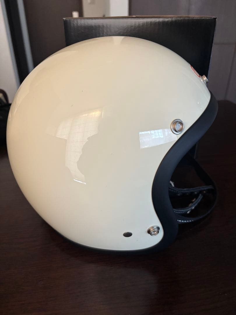 TT&CO. スーパーマグナム ジェットヘル アイボリー サイズ57-58cm