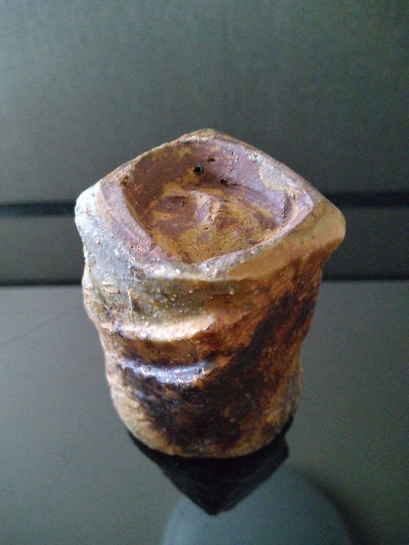 備前焼 湯呑】焼酎カップにも／共箱付き／伝統工芸士 森本 桂／送料込み！