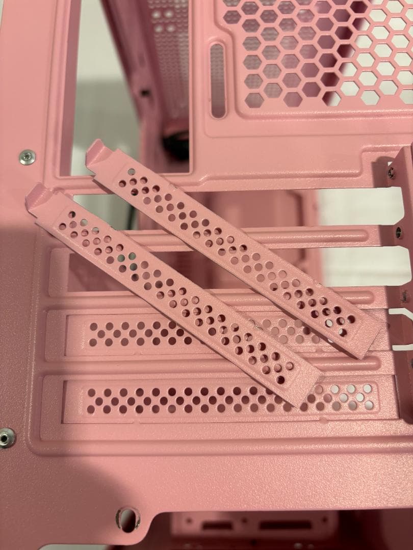 【美品】DLM 22 桜色 ピンク 自作PCケース ガラスパネル