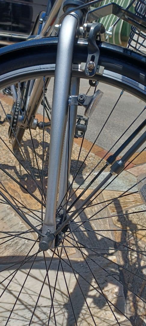 子供　スレイド　クロスバイク　26インチバスケット付き