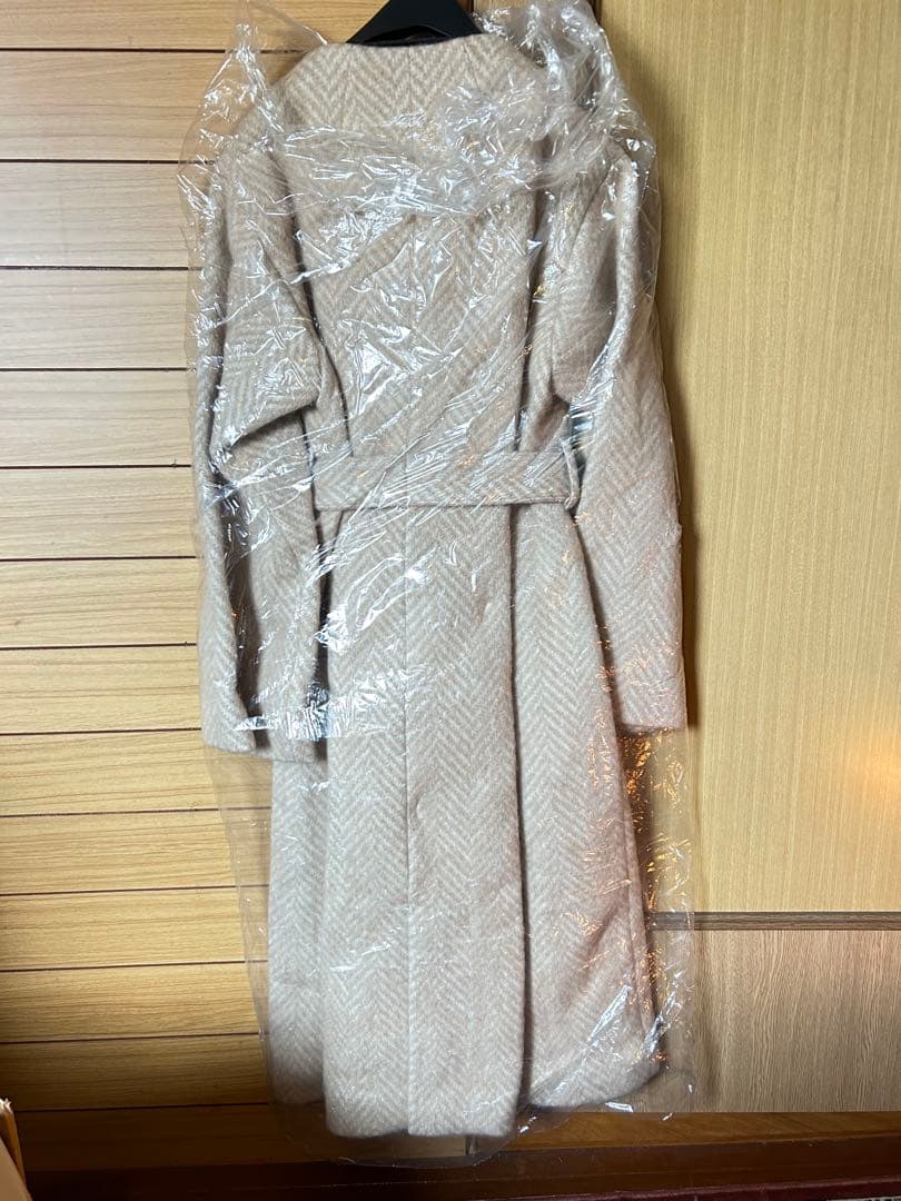 R*É様 ボーダーズアットバルコニー　ノーカラーロングコート　S 新品