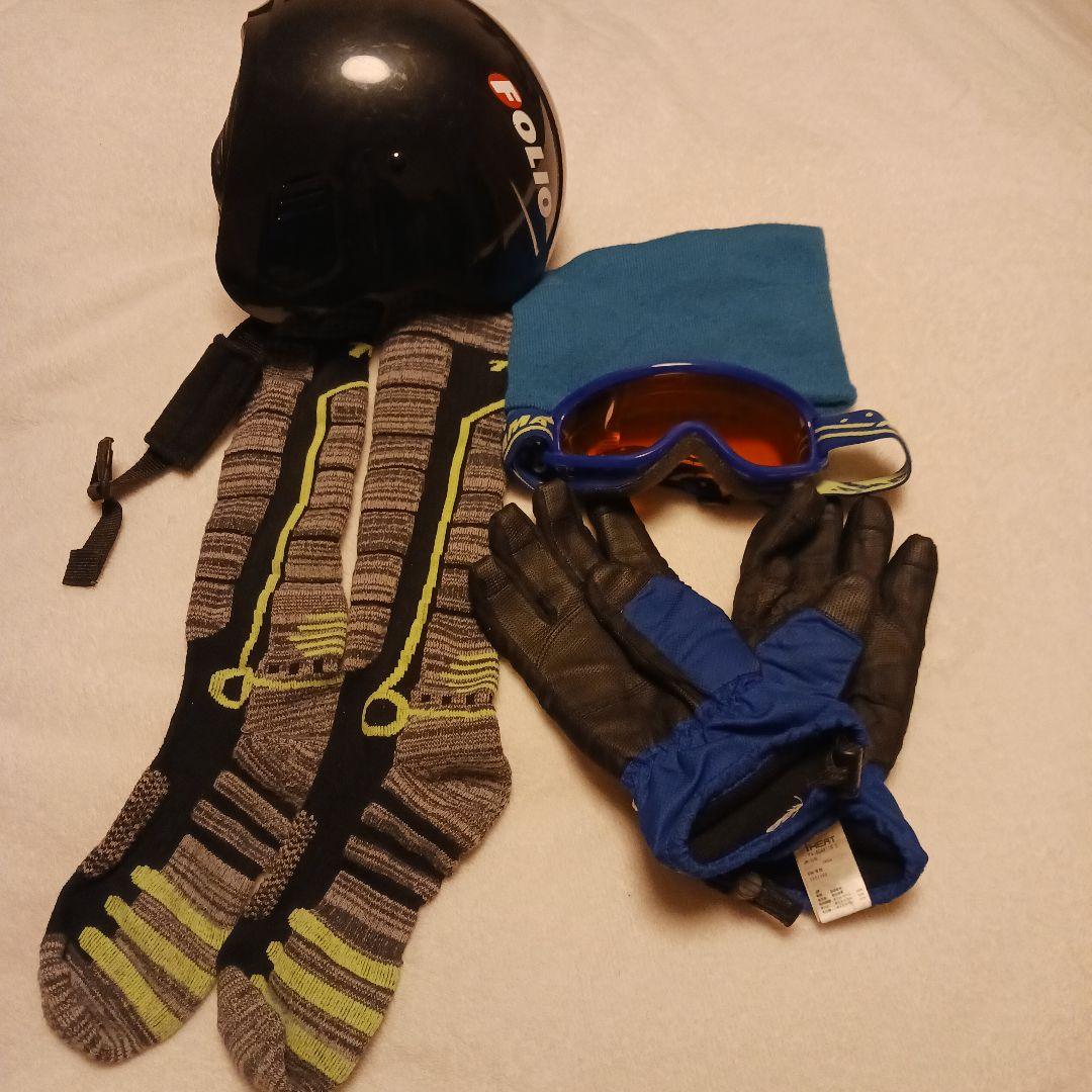 ルビコンさん用⭐スキーウェアセット ヘルメット、ゴーグル、靴下、手袋一式160