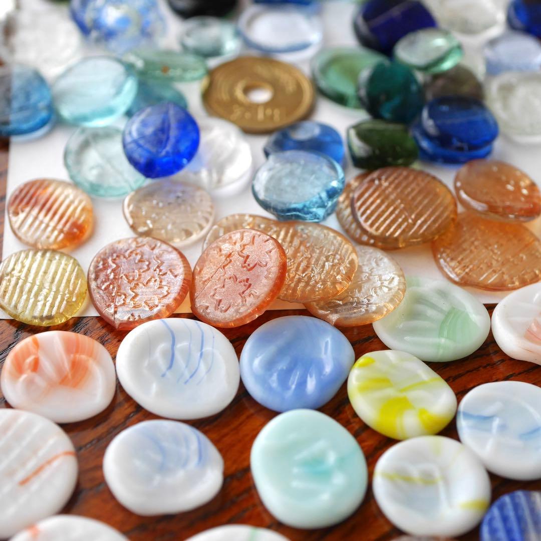 おはじきセット 花はじき じゃんけん へそ 豆けり アンティーク レトロ