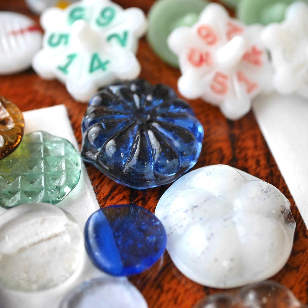 おはじきセット 花はじき じゃんけん へそ 豆けり アンティーク レトロ