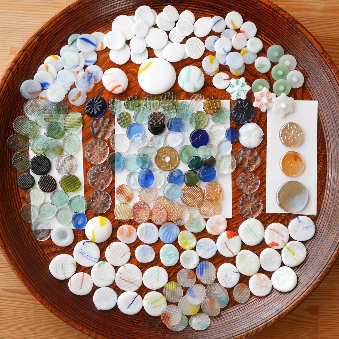 おはじきセット 花はじき じゃんけん へそ 豆けり アンティーク レトロ
