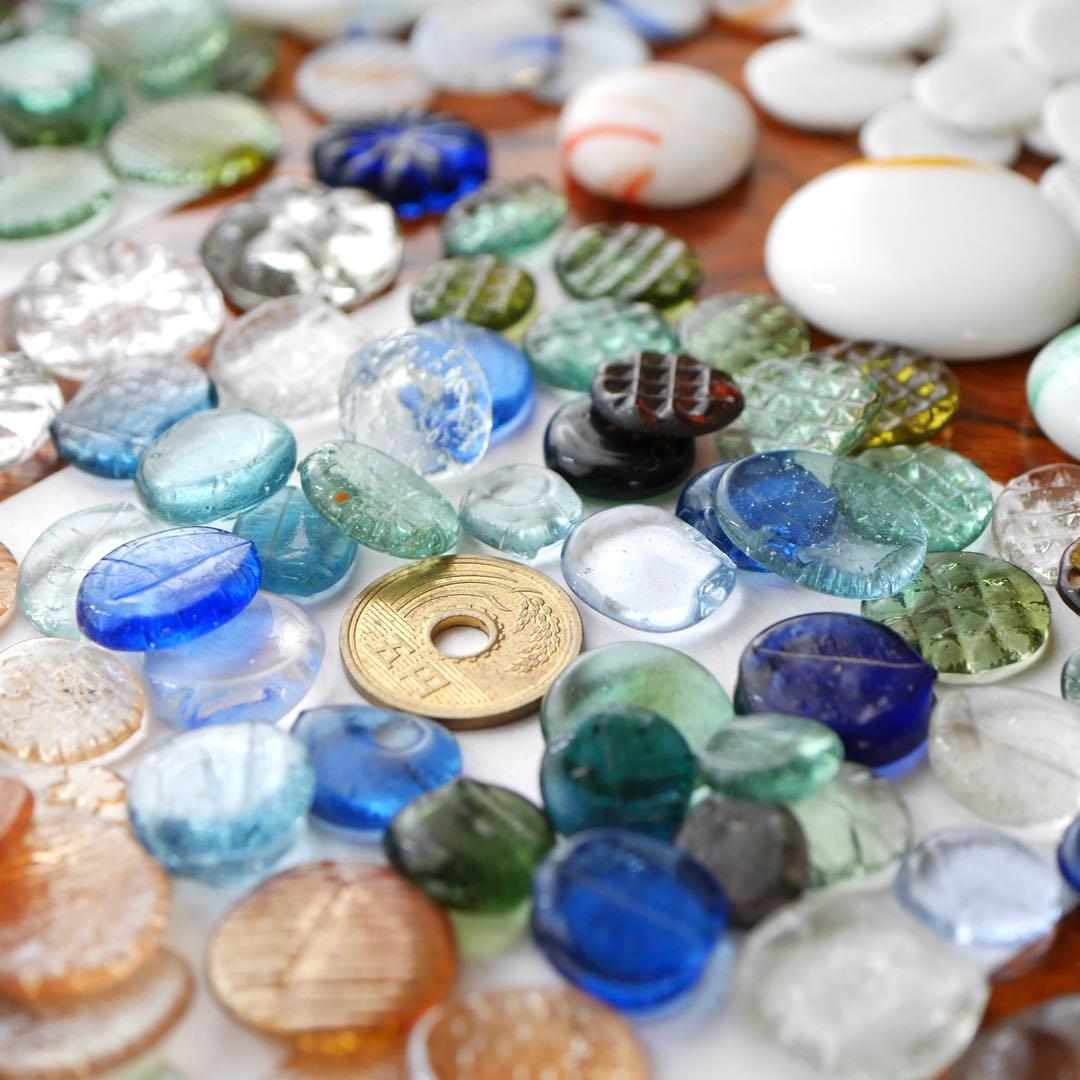 おはじきセット 花はじき じゃんけん へそ 豆けり アンティーク レトロ