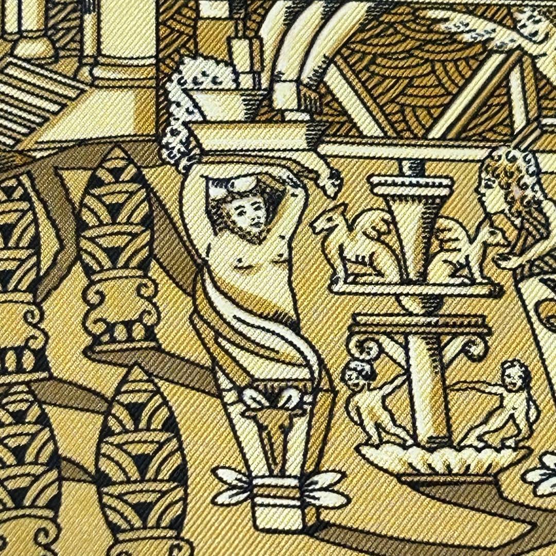 HERMES カレ 90 L'ATLANTIDE スカーフ シルク 【美品】