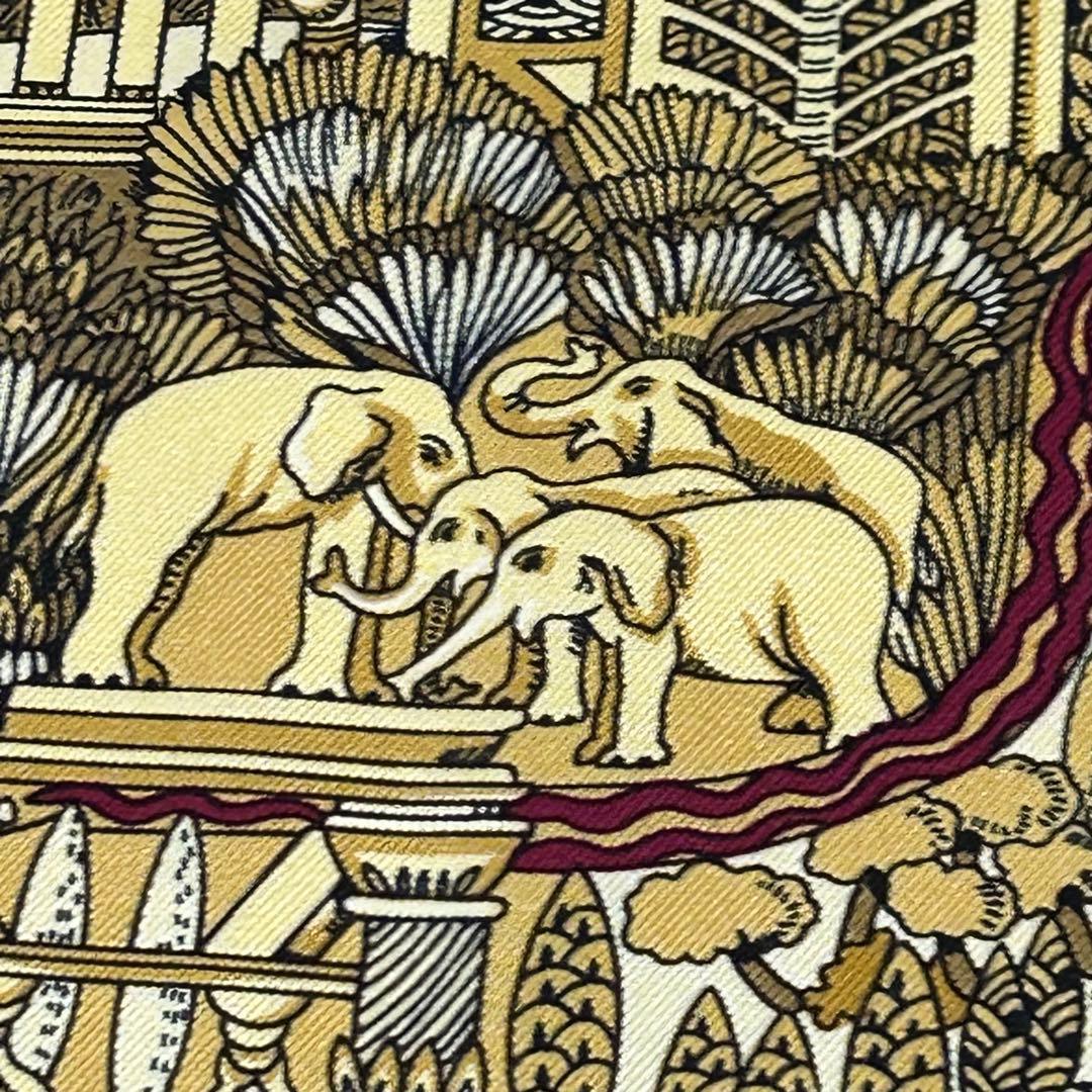 HERMES カレ 90 L'ATLANTIDE スカーフ シルク 【美品】