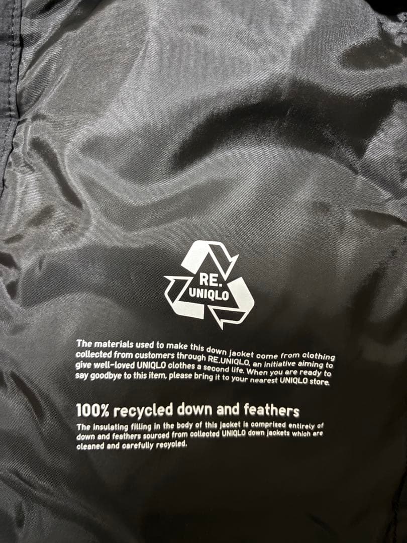 UNIQLO White Mountaineering ダウンジャケット BK