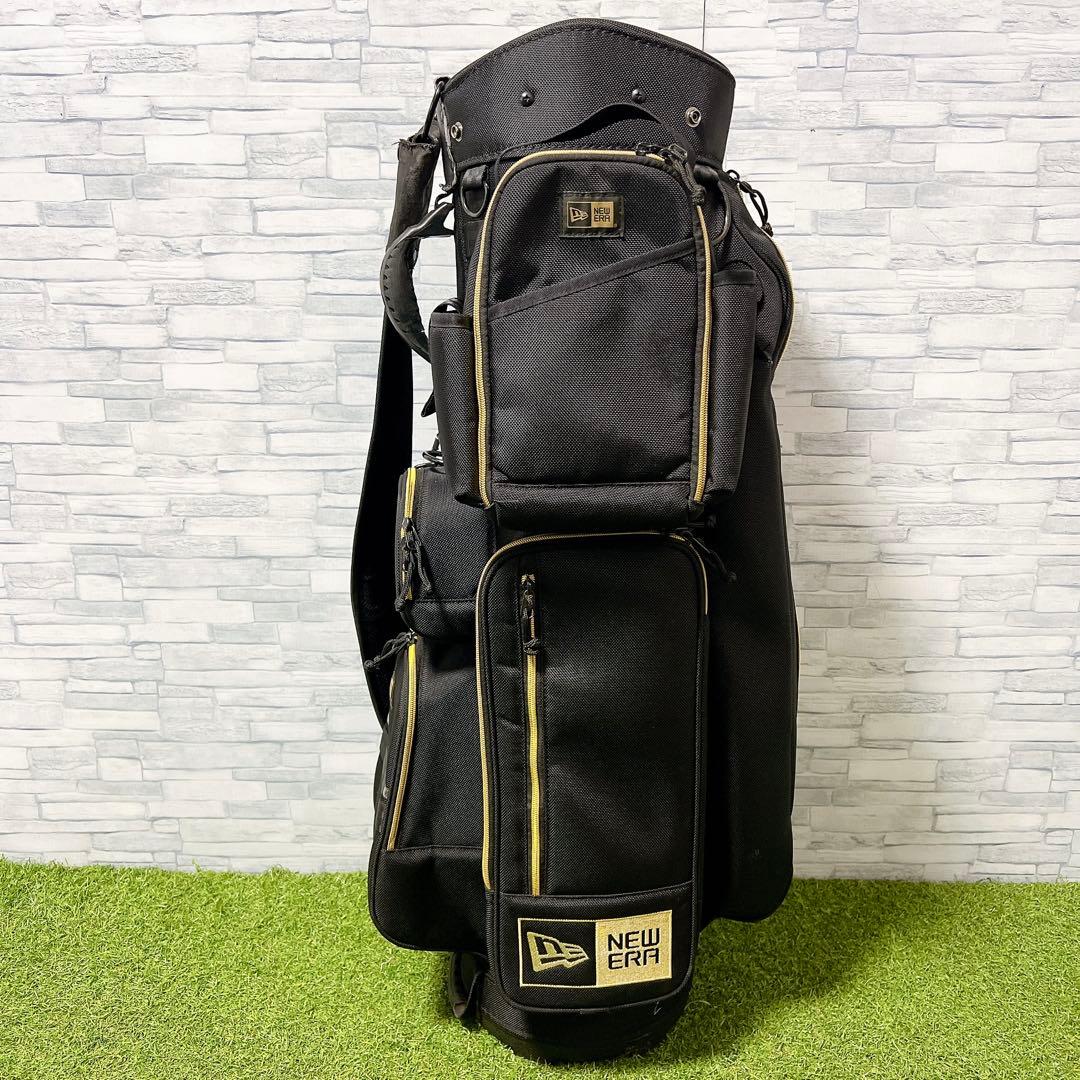 NEW ERA ニューエラ キャディバッグ カート式 ブラック ポーチ付属
