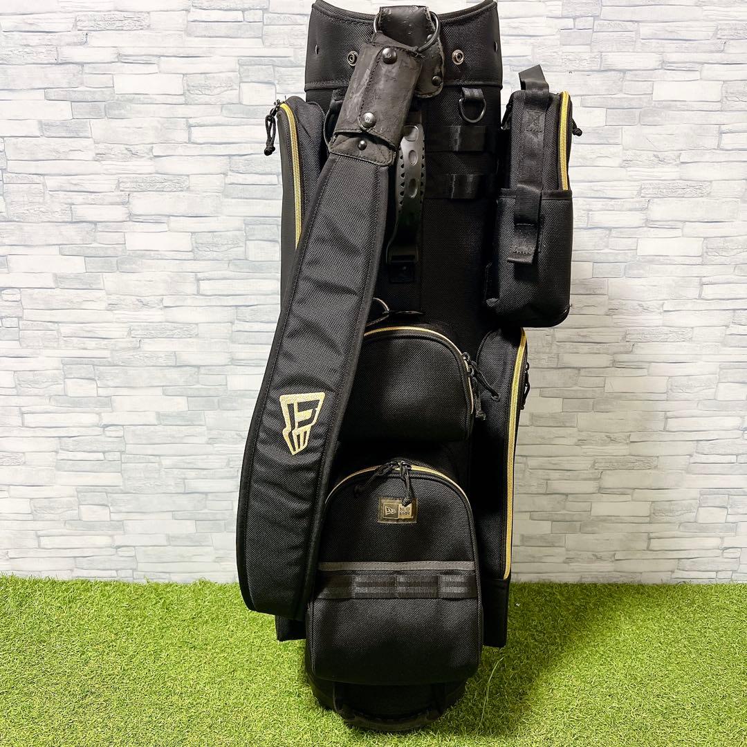 NEW ERA ニューエラ キャディバッグ カート式 ブラック ポーチ付属