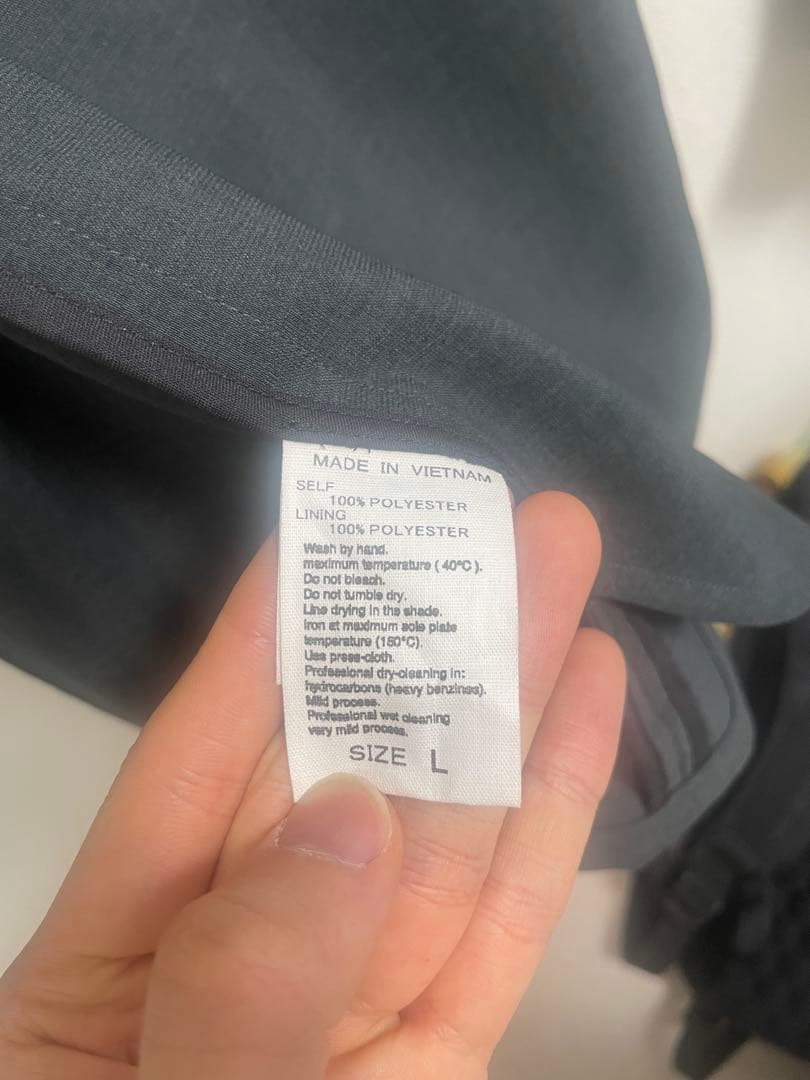 【RIRANCHA】セットアップ / ノーカラージャケット & スラックス