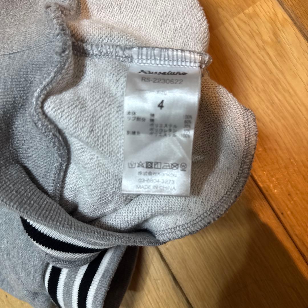 RUSSELUNO】フラッグロゴマスクフーディー　ゴルフ　サイズ4