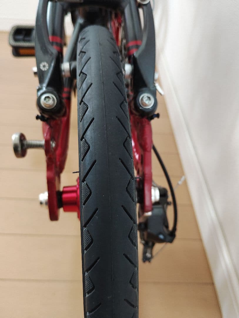 DAHON K3 カスタム車両 赤黒